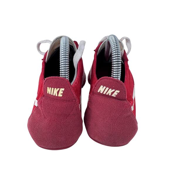 Nike Tenkay Low Sneakers Shoes Womens 8 Red White Lace Up Rubber Sole 429886-600 - Picture 3 of 12